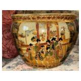 Oriental Fish Bowl Planter (8' Tall)