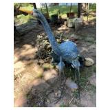 (3) Metal Yard Birds