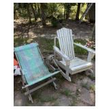Wood Adirondak Caiur & Beach Chair