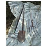 Garden Rake ~ Shovel & Fork