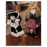 (2) Porcelain Collector Dolls