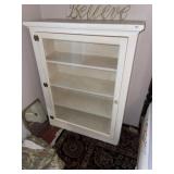 Vintage White Display Curio