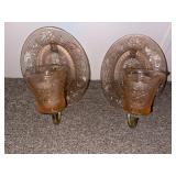 Pink Wall Sconces Candle Holders