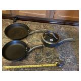 Calphalon Skillets & Sauce Pan (3 Pcs)