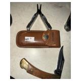 Multi Tool & Lock Blade Knife/Sheath