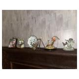 Porcelain Hummingbird Decor in Grp (5 Pcs)
