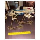 (2) Metal Easels