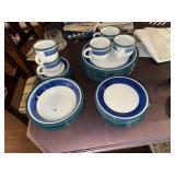 Blue Dinnerware Set