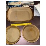 (3) Pampered Chef Baking Dishes