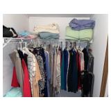 Ladies Clothing in Closet