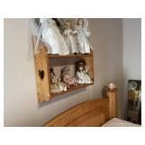 Custom Built Oak Wall Shelf