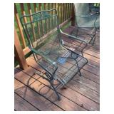 Meadow Craft Wrought Iron Patio Rocker