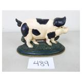 Vintage Cast Iron Pig Door Stop