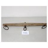 Vintage Wooden Horse Hitch Yoke Harness (No Ship)