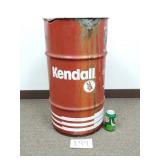 Vintage Kendall Steel Oil Drum (No Ship)