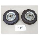 8" Solid Wheel 2.50-4 Tires / Tire Pair (No Ship)