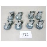 (8) 3" Swivel Casters / Caster Wheels