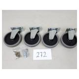 (4) 5" Swivel Casters / Caster Wheels