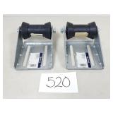 2 Attwood Trailer Panel Bracket / Keel Roller