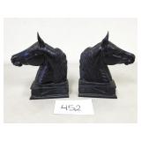Vintage Cast Iron Horse / Stallion Bookends
