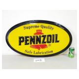 Penzoil Oval Sign (No Ship)