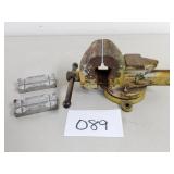 Dunlap 3-1/2" Bench Vise with Anvil - USA Made