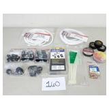 Insulated Clamps, U-Clips, Tubing, Electrical Tape