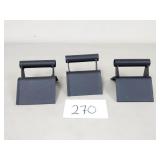 3 Concrete Curb Corner Hand Trowels