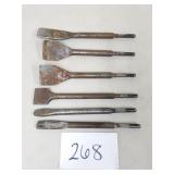 SDS-Plus Rotary Hammer Chisels Lot