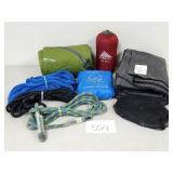 Camping Sleep Pad, Pillow, Duffel, Rope (No Ship)