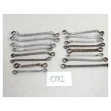 Offset Box End Wrenches Lot
