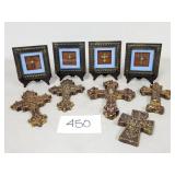Decorative Small Wall Crosses and Shadow Boxes