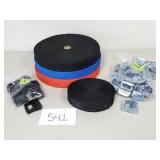 1.5" Webbing Strap and Cam Buckles (No Ship)