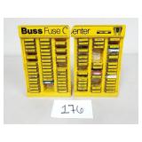 Vintage Buss Fuse Center Store Display + Fuses