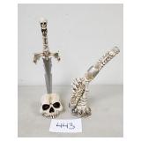Halloween / Skeleton Decorative Knives / Daggers