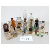 Vintage Glass Apothecary Bottles (No Ship)