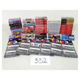 New / Sealed Blank Cassette Tapes Lot