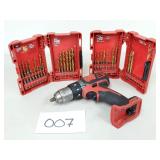 Milwaukee 18V Cordless 1/2" Drill Driver + Bits