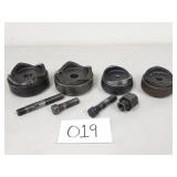 Greenlee Knockout Punch Set / Dies - 3" and 4"