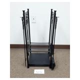 Firewood Log Rack with Fireplace Tools (No Ship)
