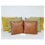 6 Accent / Throw Pillows (No Ship)