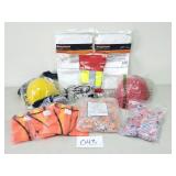 Safety Gear - Hard Hats, Vests, Ear Plugs,...