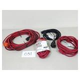 (4) 14 Gauge Extension Cords