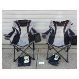 2 Ozark Trail Oversized Mesh Chairs (No Ship)