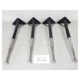 (4) Vintage Metal Adjustable Table Legs (No Ship)