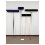 (3) Push Brooms + Scrub Brush (No Ship)