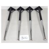 (4) Vintage Metal Adjustable Table Legs (No Ship)