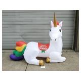 Merry Magical Christmas Unicorn Blowup (No Ship)