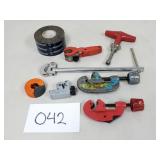 Tubing Cutters, Pipe Wrap Tape, Wrenches