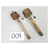 2 Tibetan Handheld Spinning Prayer Wheels